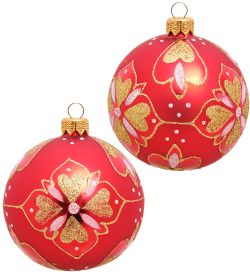 Элита НФШ-1104 Набор ел.украшений Шар 2шт «Диадема» 80 мм