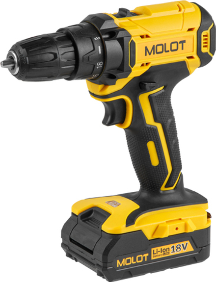 Аккум. дрель-шуруповерт MOLOT MBD 1815 Li в чем.