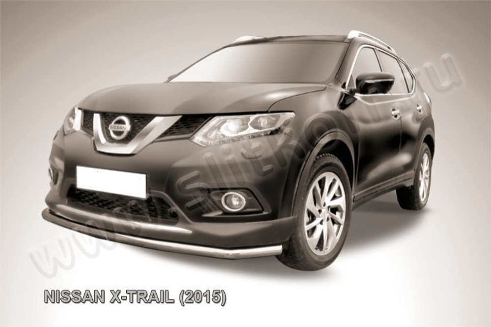 Защита переднего бампера (нержавейка) Nissan X-Trail (2013-2023) d57