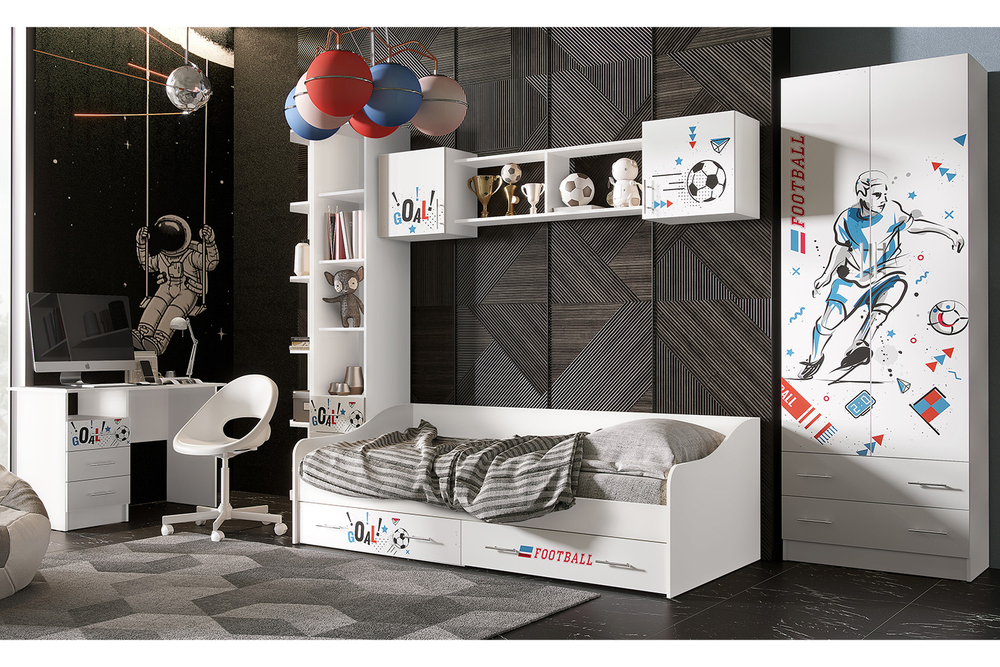 Стол письменный Вега Boy, Белый