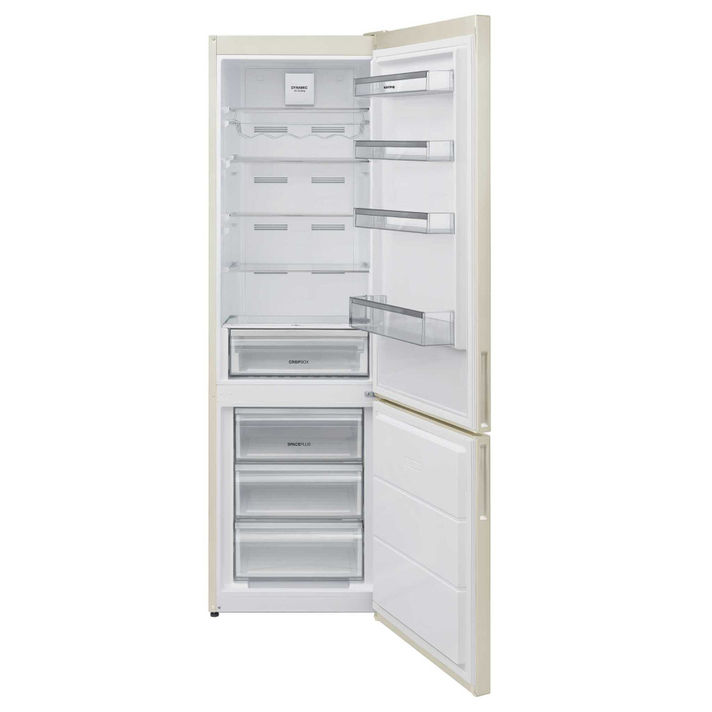 Холодильник двухдверный Korting KNFC 62010 B