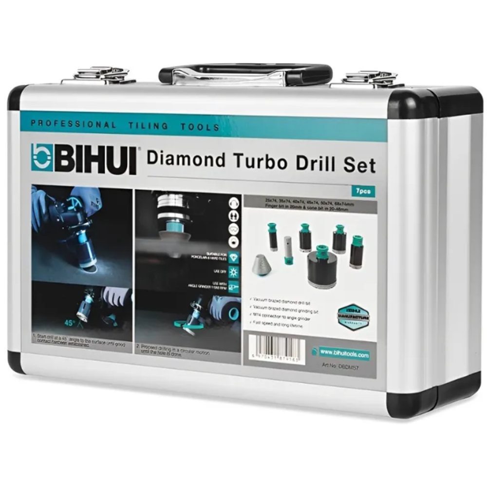 Набор алмазных коронок BIHUI DBDMS7