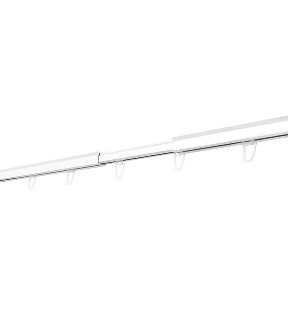 Карниз Legrand алюминиевый раздвижной однорядный белый