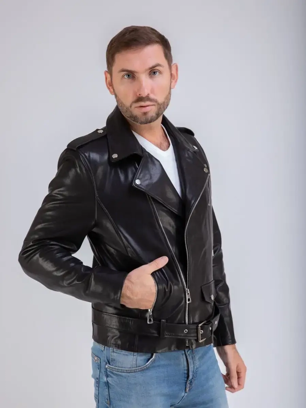 Косуха мужская натуральная кожа Турция