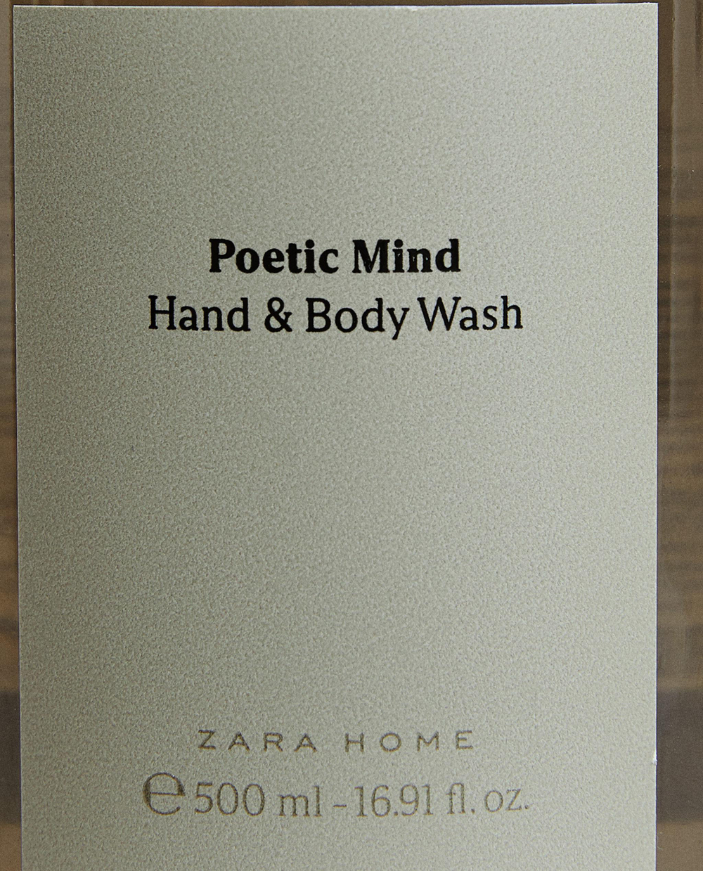 Zara Home Жидкое мыло Poetic Mind 500 мл для рук и тела, парфюмированное, аромат парфюмированный