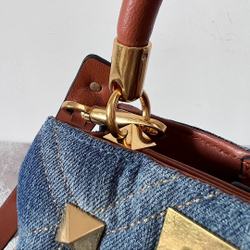 Valentino Roman Stun in Denim 21 cm