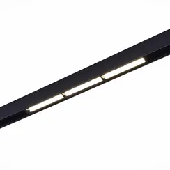 ST804.446.18 Магнитный трековый светильник Черный LED 1*18W 4000K 1 100Lm Ra>90 120° IP20 L330xW22xH СКАЙЛАЙН 48V