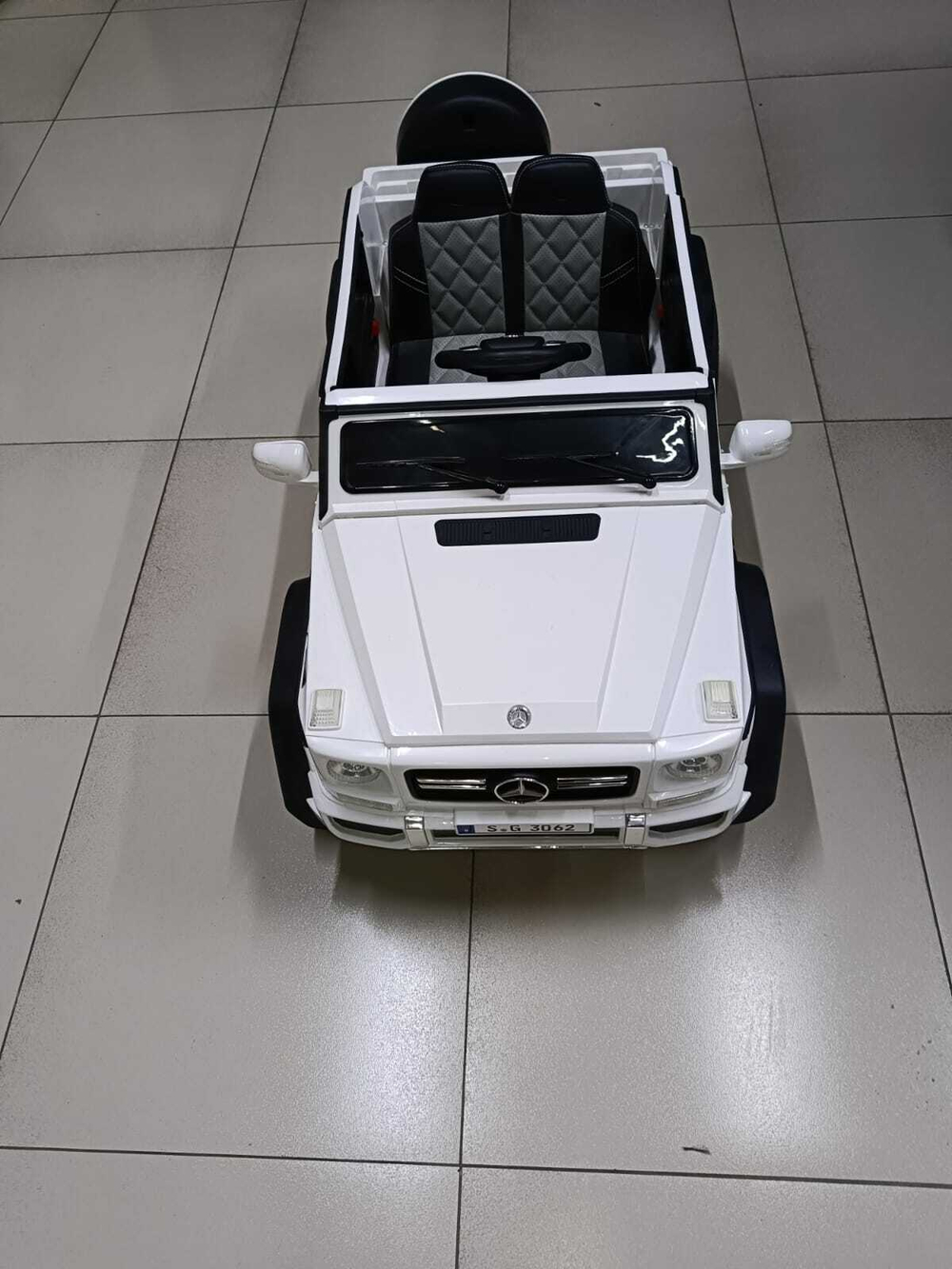 Детский электромобиль Джип Mercedes G650 Ultra New белый