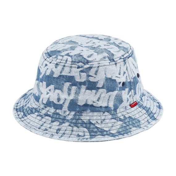 Supreme Week 8 Fat Tip Jacquard Denim Crusher