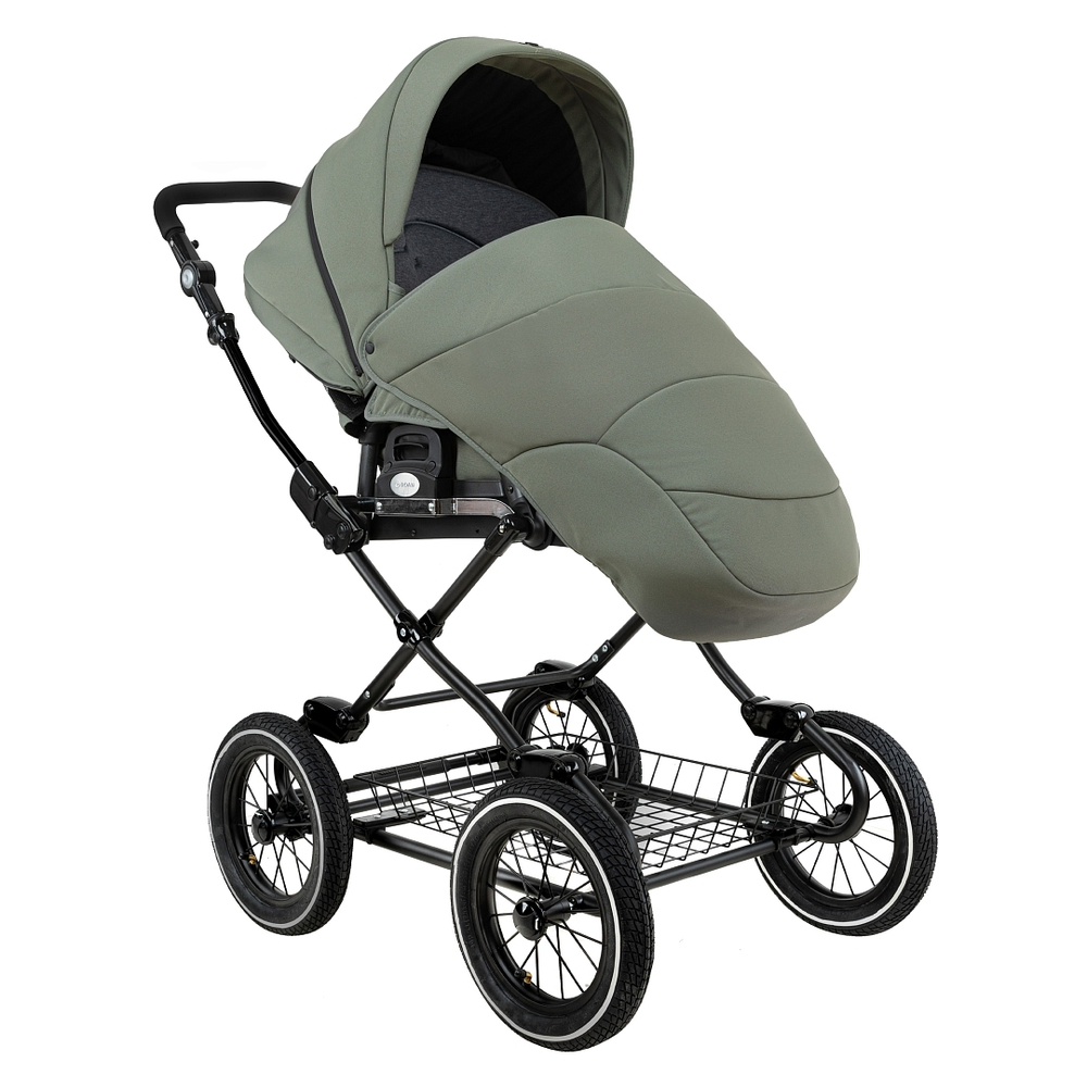 Коляска 2 в 1 ROAN BASS NEXT 2.0 CLASSIC d12 Sage Green