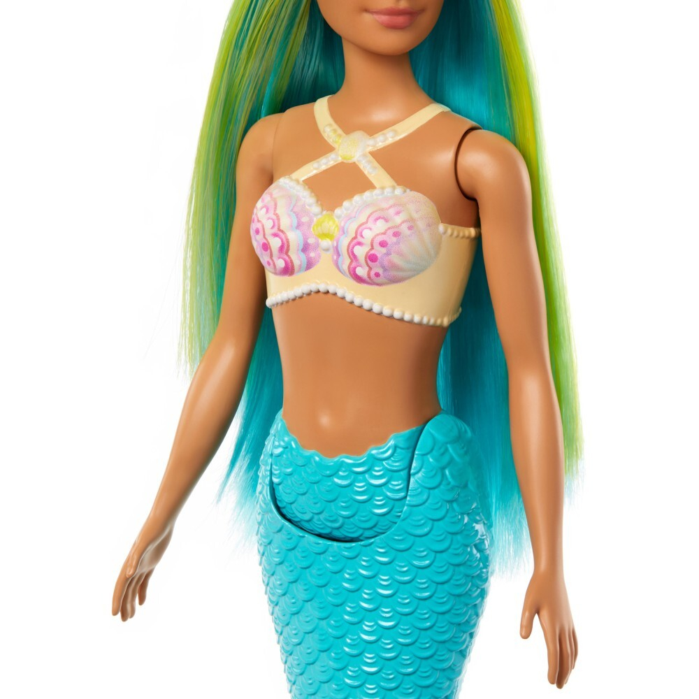 Barbie - Кукла-русалка с голубым хвостом HRR03 / артикул   HRR02 HRR03  / GTIN 194735183647
