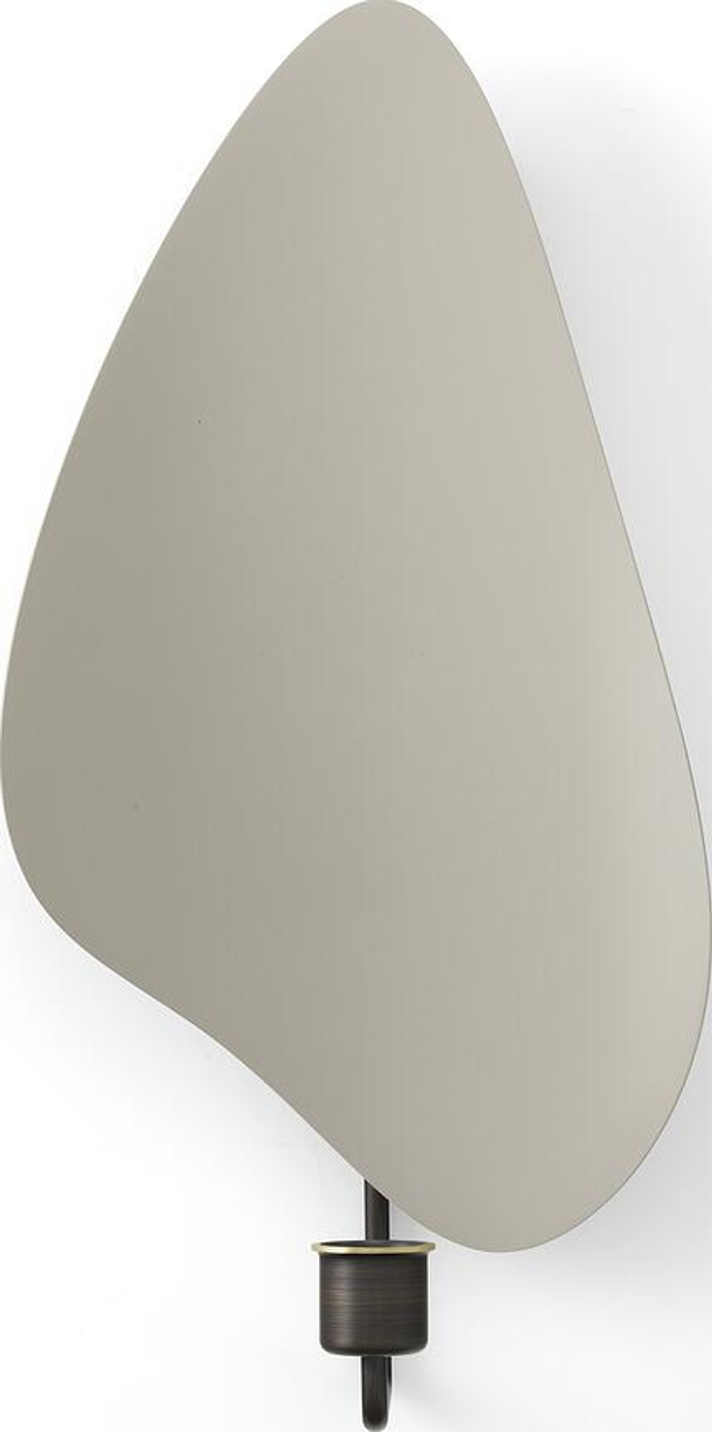 Подсвечник Audo Copenhagen Flambeau, латунь, 34 18 см, серый · арт. fabr 71039-000927