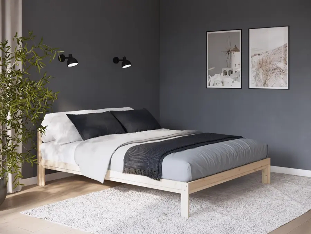 Кровать - аналог IKEA IDANAS/IDANÄS/РЫТЫВ/ИКЕА 160х200 см, под беленый дуб