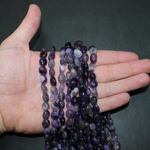 Аместит галтовка бусины 8-11мм