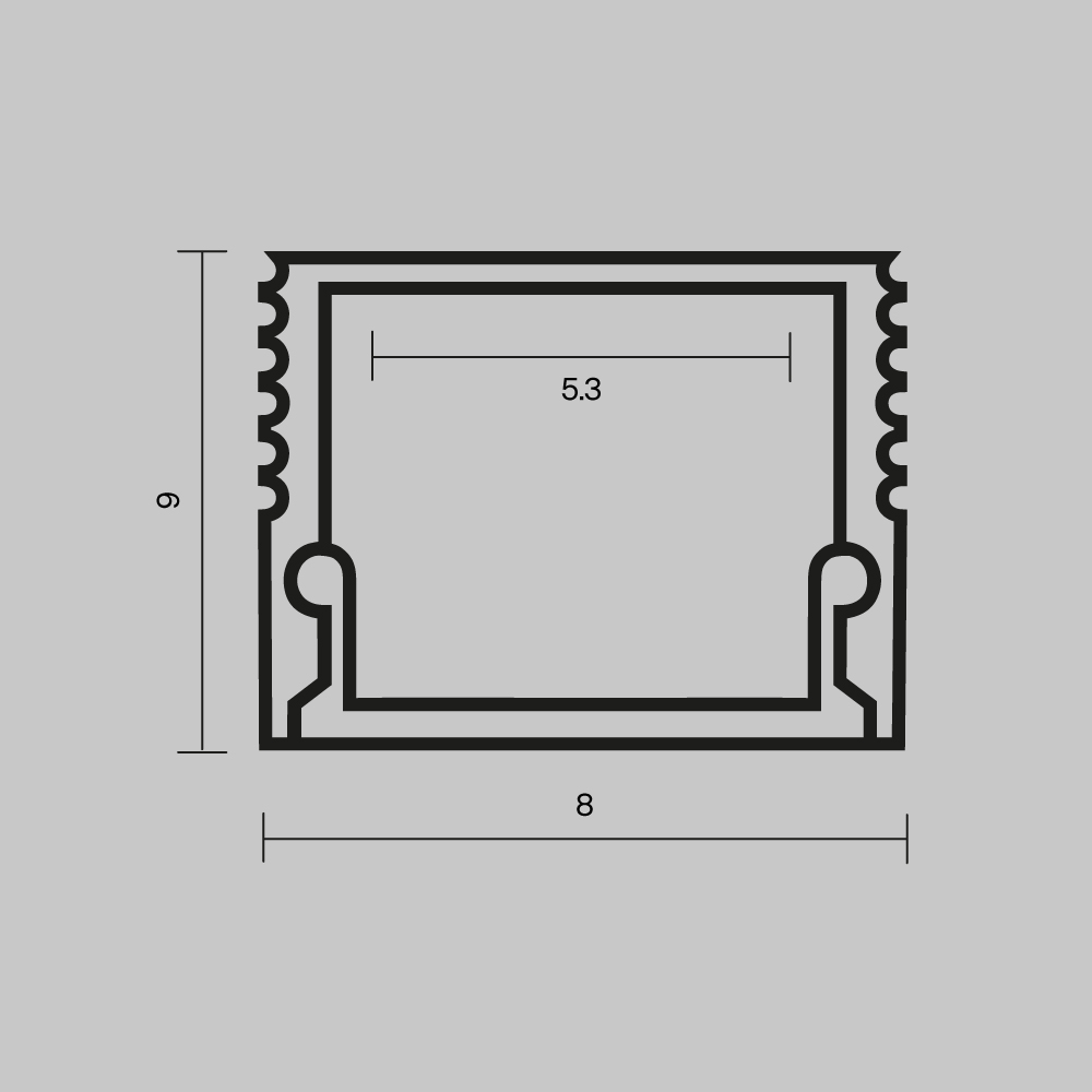 Профиль Led Strip 631002