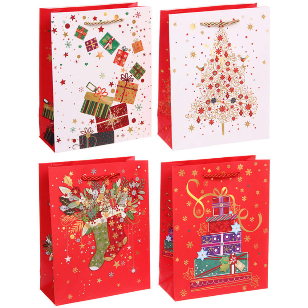 Пакет подарочный «Волшебный год» 18*23*8 см, микс