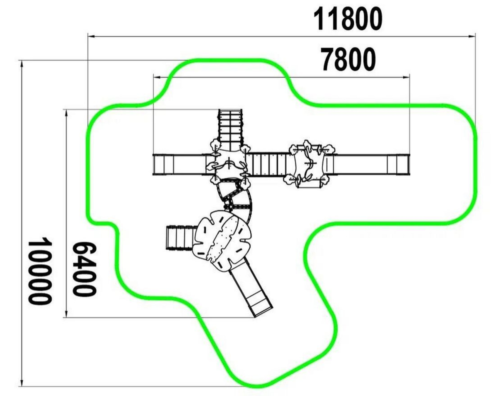 Детский игровой комплекс ИКС-БИО-1.18