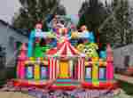 Коммерческий надувной батут "Парк развлечений 2" 12*7*7 м