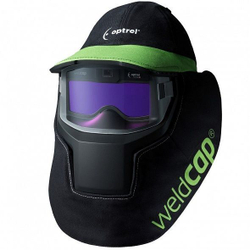 Маска сварочная -кепка weldcap - black/green, variable shade 3/9-12