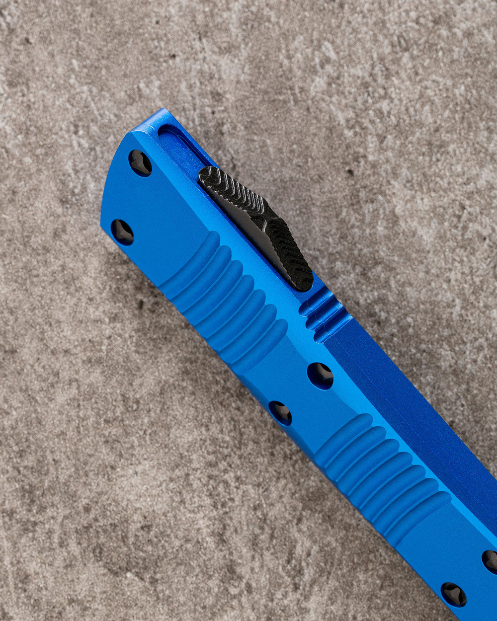 Автоматический складной нож SteelBro Troodon S/E Blue Droppoint Black VG-10 139-1BL (черный-синий)