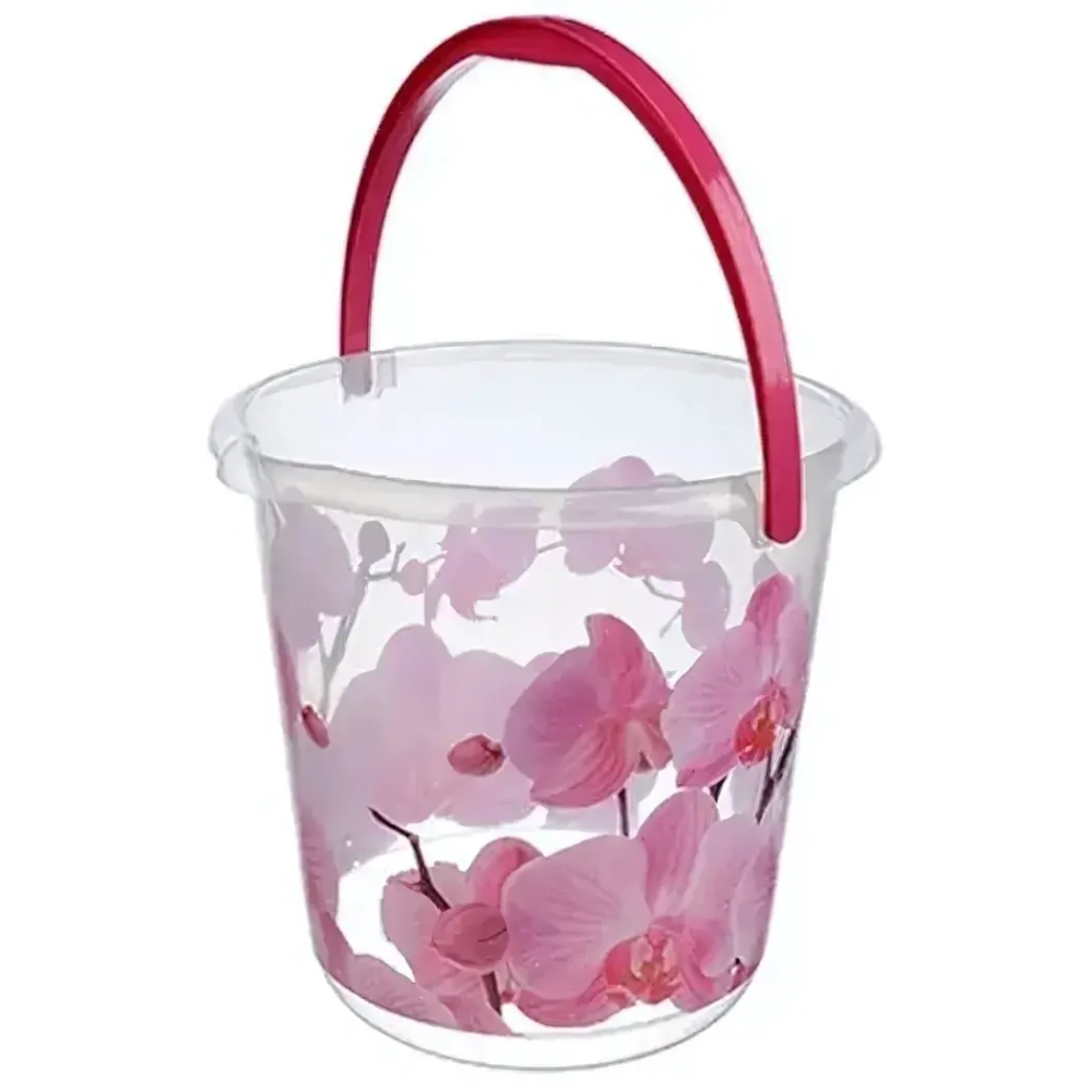 Ведро ДЕКО 5л орхидея 0,22,23х0,23м