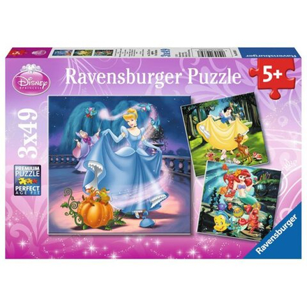 Ravensburger - Пазл Принцессы Диснея 3x49 деталей 093397