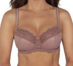 Соблазнительный бюстгальтер на косточках с боковыми поддержками (Размер: 70F) (Цвет: нежно-розовый)