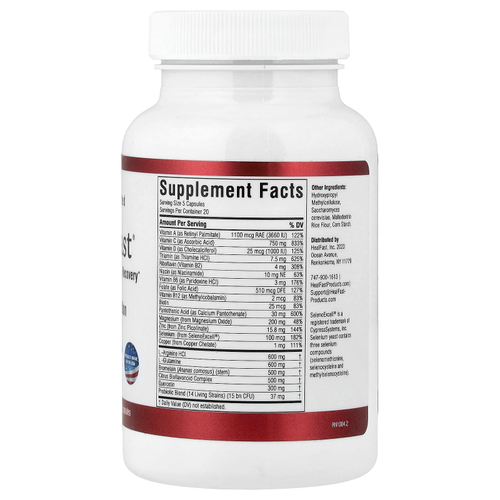 HealFast, Post-Surgery Nutrition, 100 растительных капсул