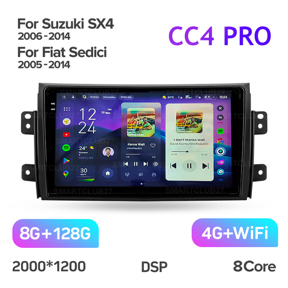 Teyes CC4 Pro 9" для Suzuki SX4 2006-2014
