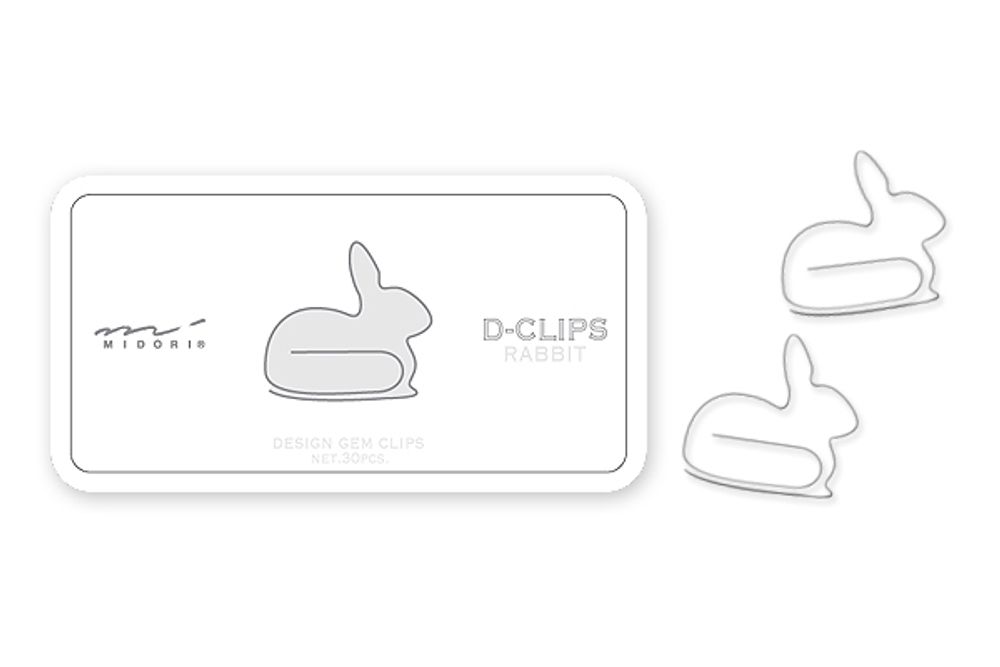 Midori D-Clips Rabbit 43148-006 - купить скрепки с доставкой по Москве, СПб и России