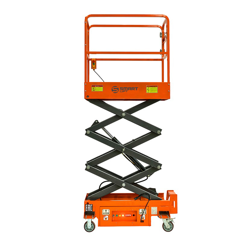 Подъемник ножничный несамоходный SJY-0.3-3.9 (AC 300 кг; 3,9 м) SMARTLIFT (SMART)