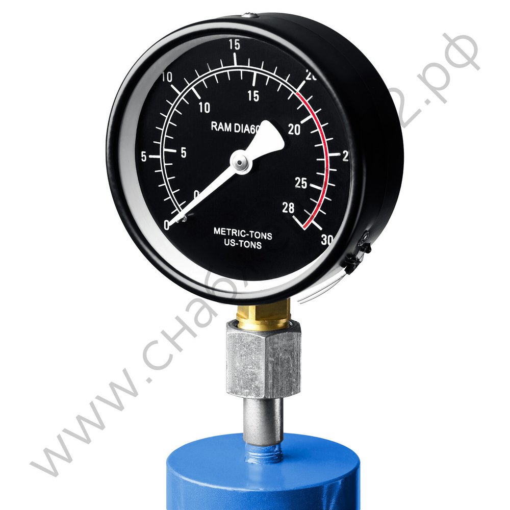 ЗУБР ПГН-20, 20 т, гидравлический пресс с гидронасосом и манометром, Профессионал (43072-20)