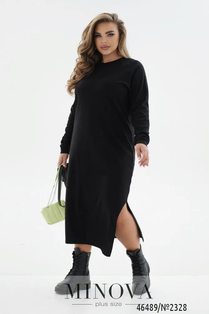 Платье 2328-черный Minova