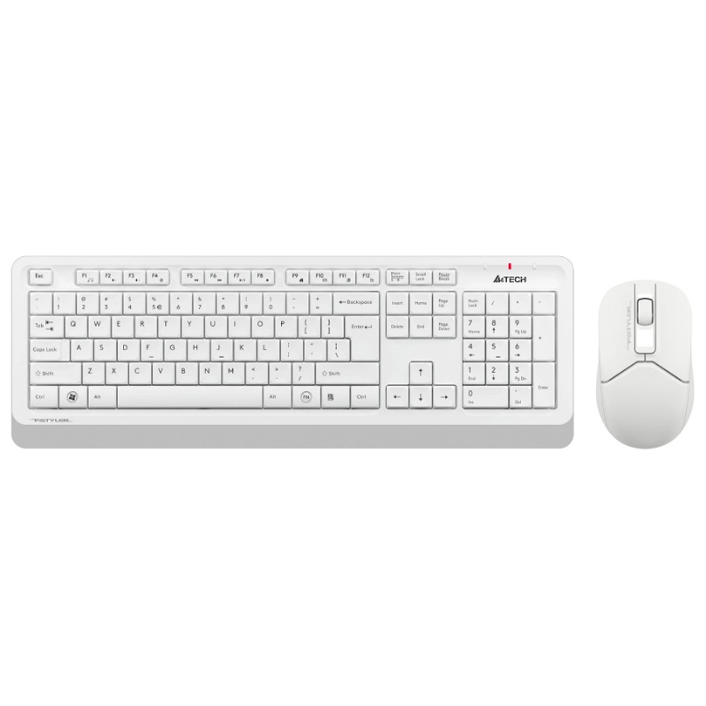 Комплект (клавиатура + мышь) A4Tech Fstyler FG1012, белый