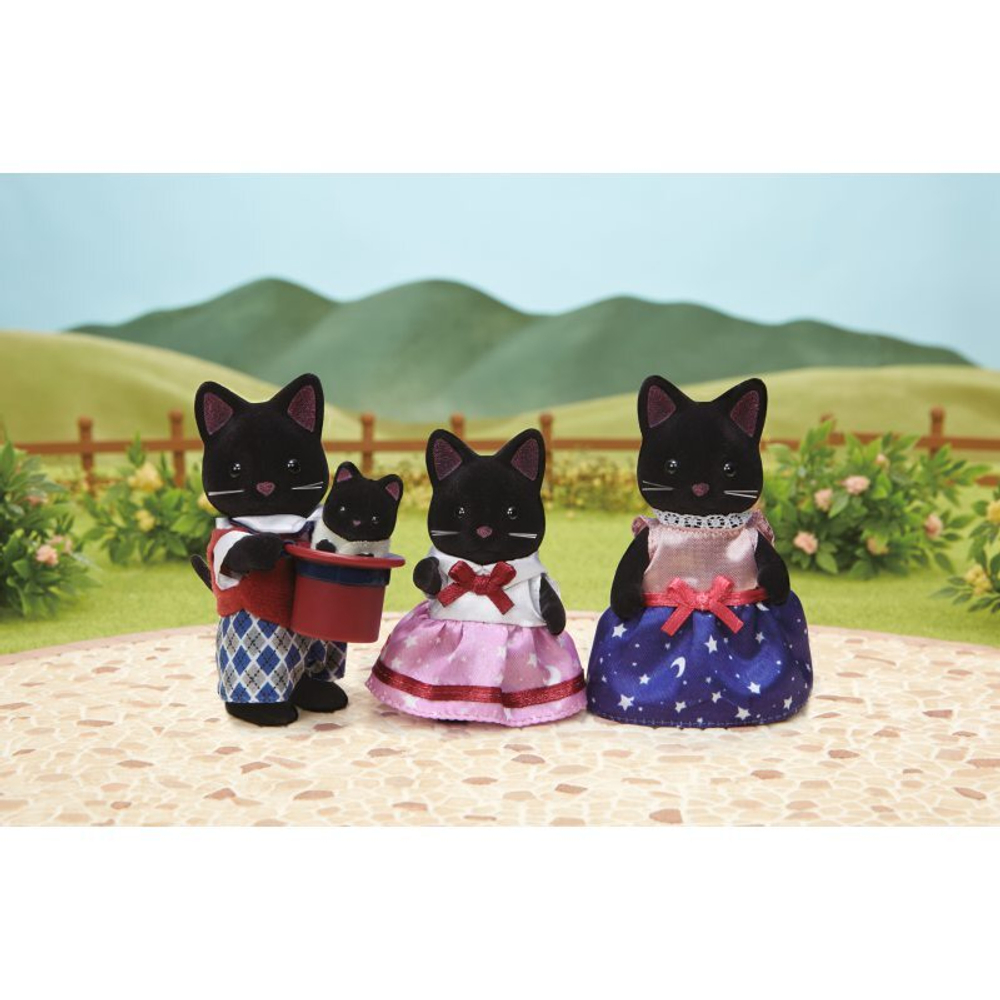 Sylvanian Families Семья черных кошек 5530