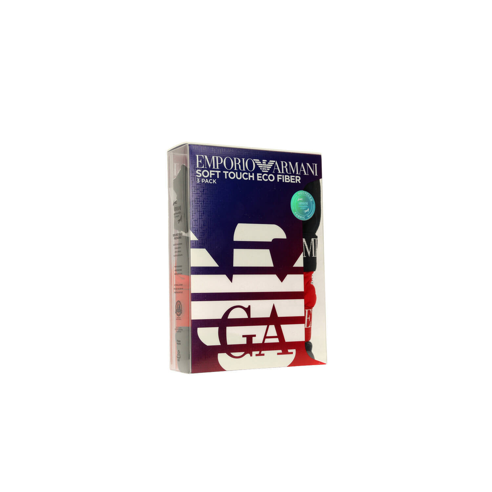 трусики-боксеры 3 шт. Emporio Armani - темно-синий(111357 2F728)