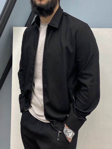 Рубашка BGLS на молнии  #A0712 (чёрн.)