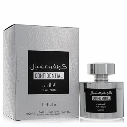 Уникальный аромат для уверенных мужчин Lattafa Confidential Platinum 100 мл