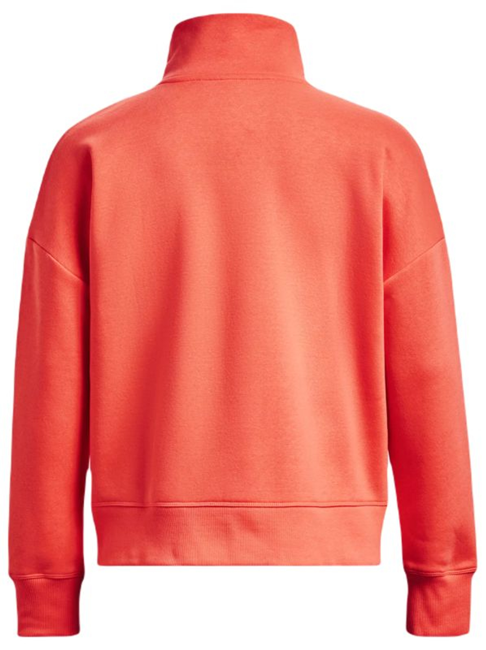 Женская теннисная куртка Under Armour Women's UA Rival Fleece 1 Zip - after burn/white