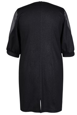 Платье женское 3898ЛП, блеск черный #359БЧ053898ЛП