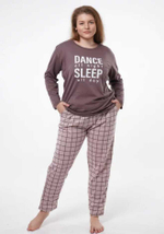 Пижама женская штаны+футболка дл/р ШФД00011 (велик)