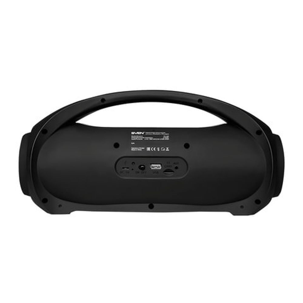 Колонка портативная SVEN PS-420, 2.0, 12 Вт, Bluetooth, FM-тюнер, micro SD, MP3-плеер, черная, SV-015220