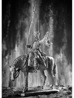 Оловянный солдатик Конный казак с пикой