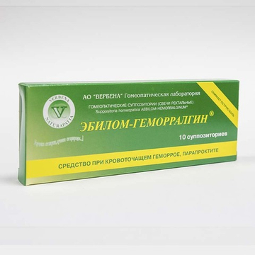 Эбилом — Геморралгин® (AEBILOM — HEMORRALGINUM®)