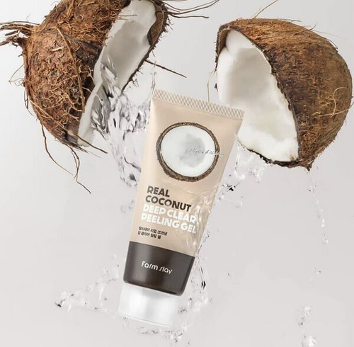Пилинг-гель с экстрактом кокоса FarmStay Real Coconut Deep Clear Peeling Gel, 100мл