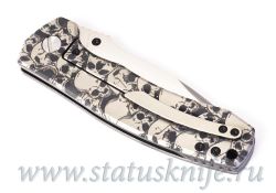 Нож CKF MKAD LORO Skull custom silver one-offфотография - 9