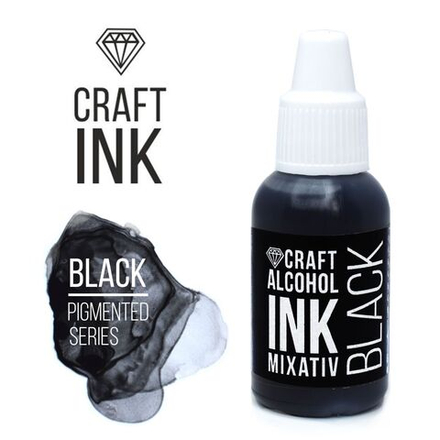 Спиртовые чернила Craft INK,Black, 20мл