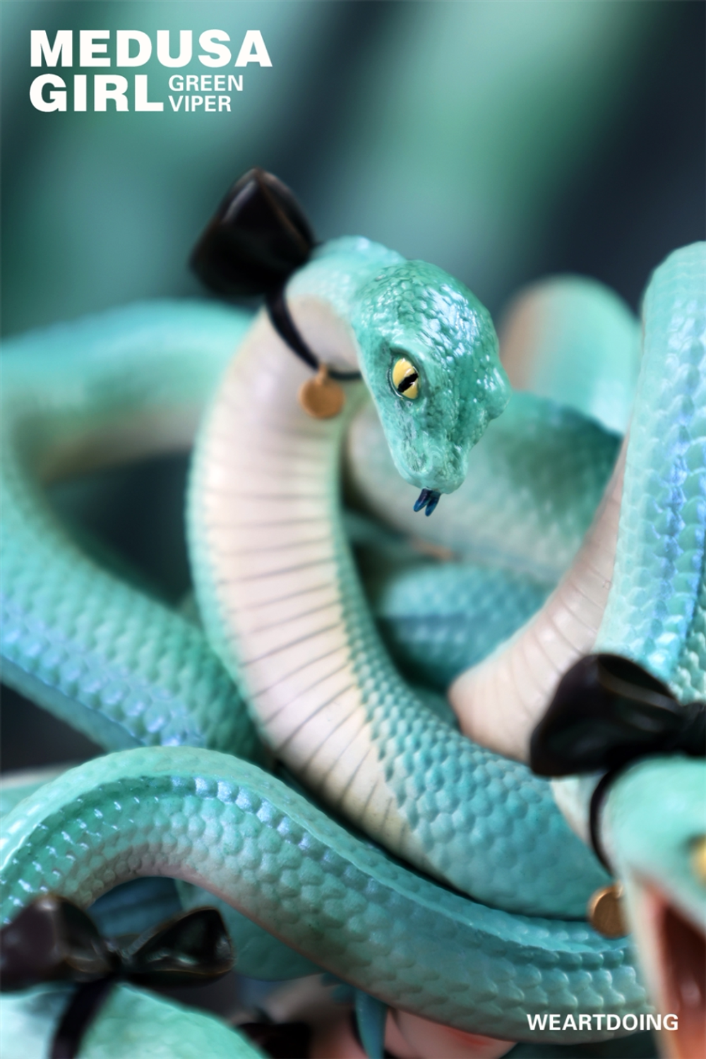 Девушка Медуза Зелёная Гадюка / Medusa Girl Green Viper