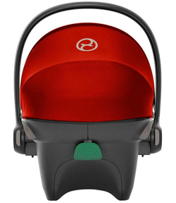 Коляска Cybex Balios S Lux TPE complete Aton S2 Hibiscus Red 3 в 1 Chocolate Brown с дождевиками