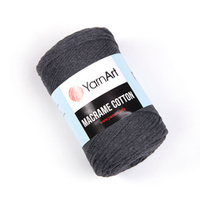 Пряжа YarnArt Macrame Cotton, Антрацит